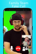 Call & Chat With Family Team - Fake Video Call screenshot 5