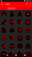 Black and Red Icon Pack Paid screenshot 5