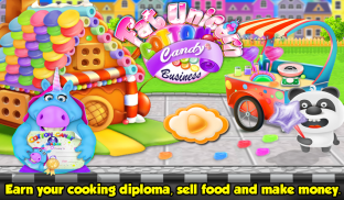 Mr. Fat Unicorn Cotton Candy Maker! DIY Cooking screenshot 9