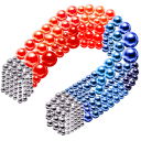 Magnetic Balls Color By Number - Magnet Bubbles Icon