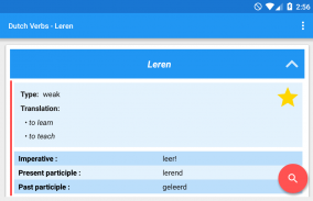 The Dutch Verbs Companion screenshot 1