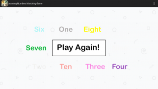 Learning Numbers Matching Game screenshot 7