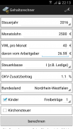 Gehaltsrechner  Brutto → Netto screenshot 14