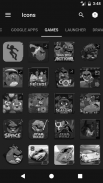 Black,Silver/Grey IconPack v2 screenshot 7