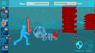 stickman: Perang Neon screenshot 2