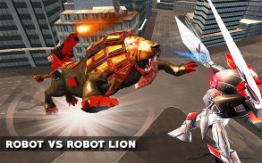 Ultimate Wild Lion Robot: Car Robot Transform Game screenshot 11