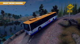 Ônibus offroad colina dirigindo sim: corrida de screenshot 8