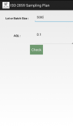 ISO-2859 Sampling Plan screenshot 2