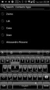 Theme TouchPal Frame Silver screenshot 2