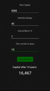 Simple, Compound Interest Calc screenshot 0