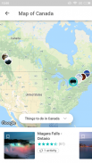 Canadá Guia de viagem com mapa screenshot 5