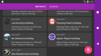 Birthday Calendar screenshot 9