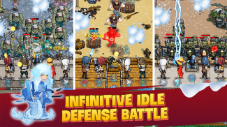 Zombie War - Idle TD game screenshot 0