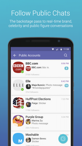 Viber Messenger: Messages et Appels Sécurisés screenshot 13