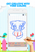 How to Draw Chibi Anime Cats screenshot 4