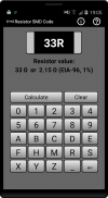 Resistor SMD code calculator screenshot 2
