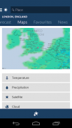 MSN Καιρός - Δελτία και χάρτες screenshot 1