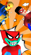 Superhero Monster Color Battle screenshot 3