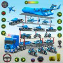 Police Plane Transporter Game