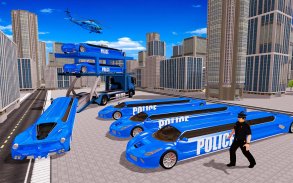 US Police Limo Transporter Truck 2020 screenshot 3