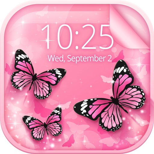 Pink Butterfly Live Wallpaper - APK Download for Android