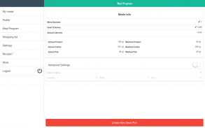 Fitness Meal Planner screenshot 4