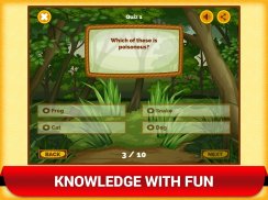 Wild Zoo Animals Quiz Fun приложение screenshot 0
