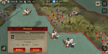 Great Conqueror: Rome War Game screenshot 0