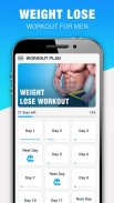 Weight Loss Workout for Men, Lose Weight - 30 Days screenshot 2