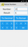 ตัวเลขโรมัน screenshot 3