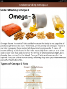 Omega 3 & Omega 6 Dietary Fat Foods Sources Guide screenshot 0