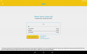 Short Term Loans UK screenshot 3