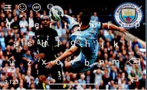 Sergio Aguero Theme Keyboard screenshot 4