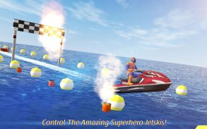 Jetski Water Racing: Superheroes League screenshot 0