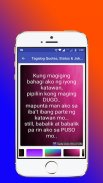 Tagalog, Hugot, Pinoy & Bisaya Love Quotes Editor screenshot 6