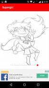 How to draw Comic Supergirls screenshot 6