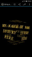 3D My Name Luxury Wallpaper screenshot 2
