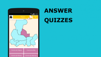 Puzzle Quiz Map 2020 - Mali - Regions , Cercles .. screenshot 1