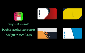 Business card maker App screenshot 1