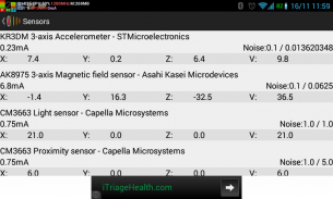 Sensors screenshot 0