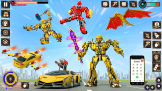 Dragon Robot Police Car Games screenshot 7