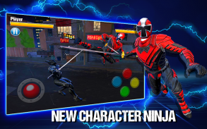 Điện Dino Anh hùng Ninja Fighters Trận bóng thép screenshot 6