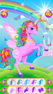 Game Dress Up Unicorn - Gadis screenshot 2