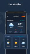 Digital Compass & Weather LIVE screenshot 0
