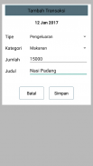 Catatan Keuangan Harian screenshot 2