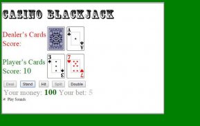 Blackjack 1-on-1 screenshot 3