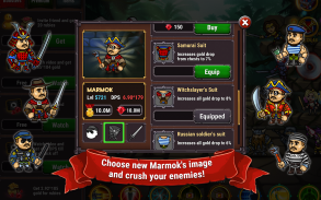 Marmok's Team Monster Crush RPG кликер screenshot 12