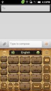 GO Keyboard Steam Punk theme screenshot 2