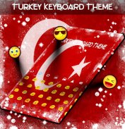 Турция Клавиатура Тема screenshot 4