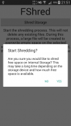 FShred - Wipe Free Space screenshot 4